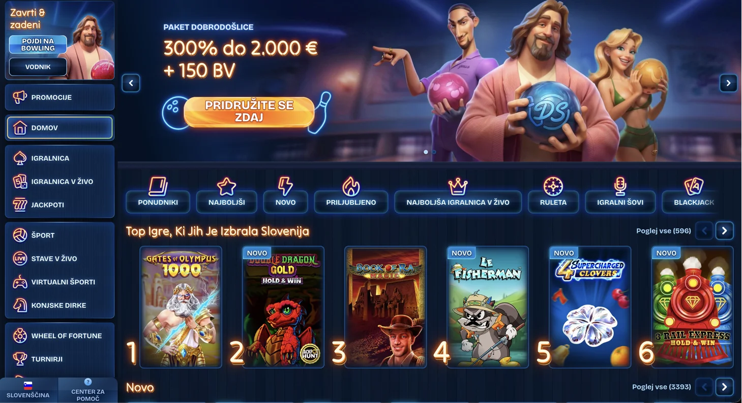 Dudespin Casino domača stran