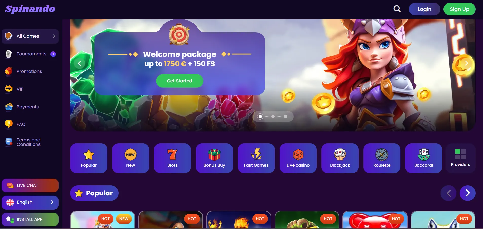 Spinando Casino