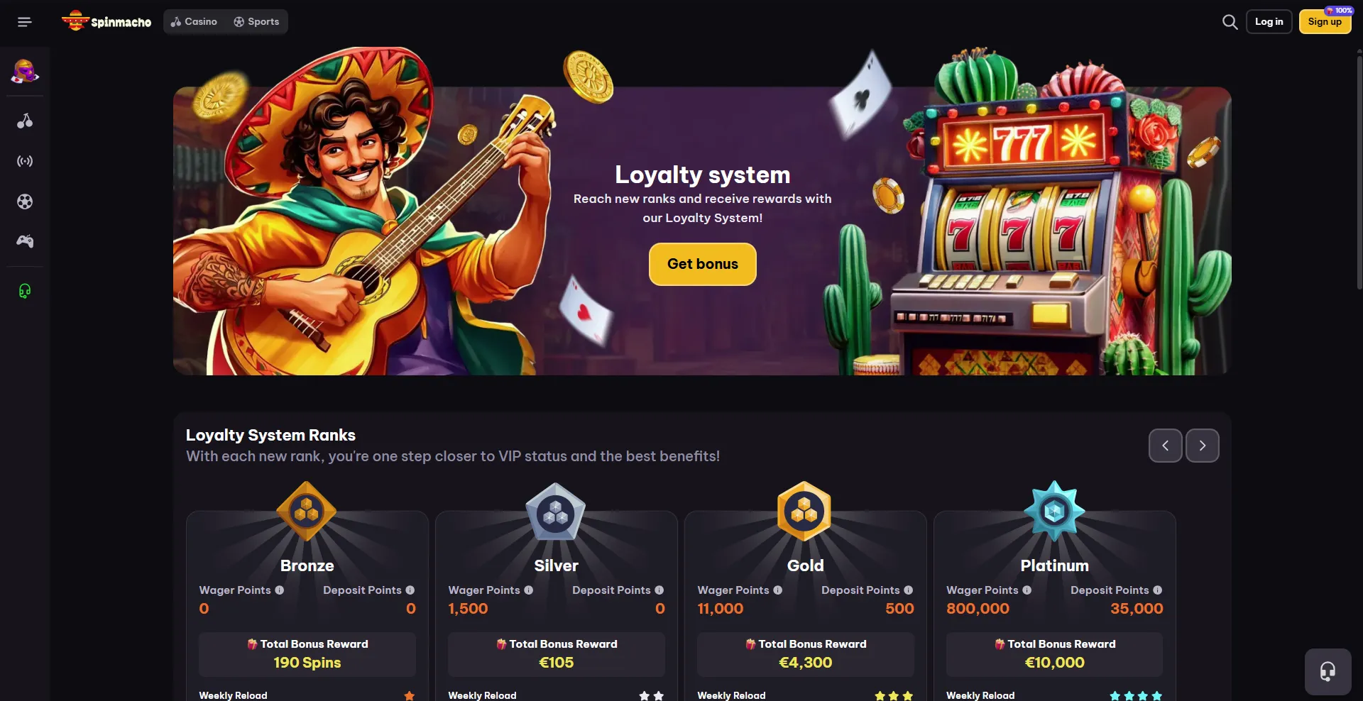 SpinMacho Casino