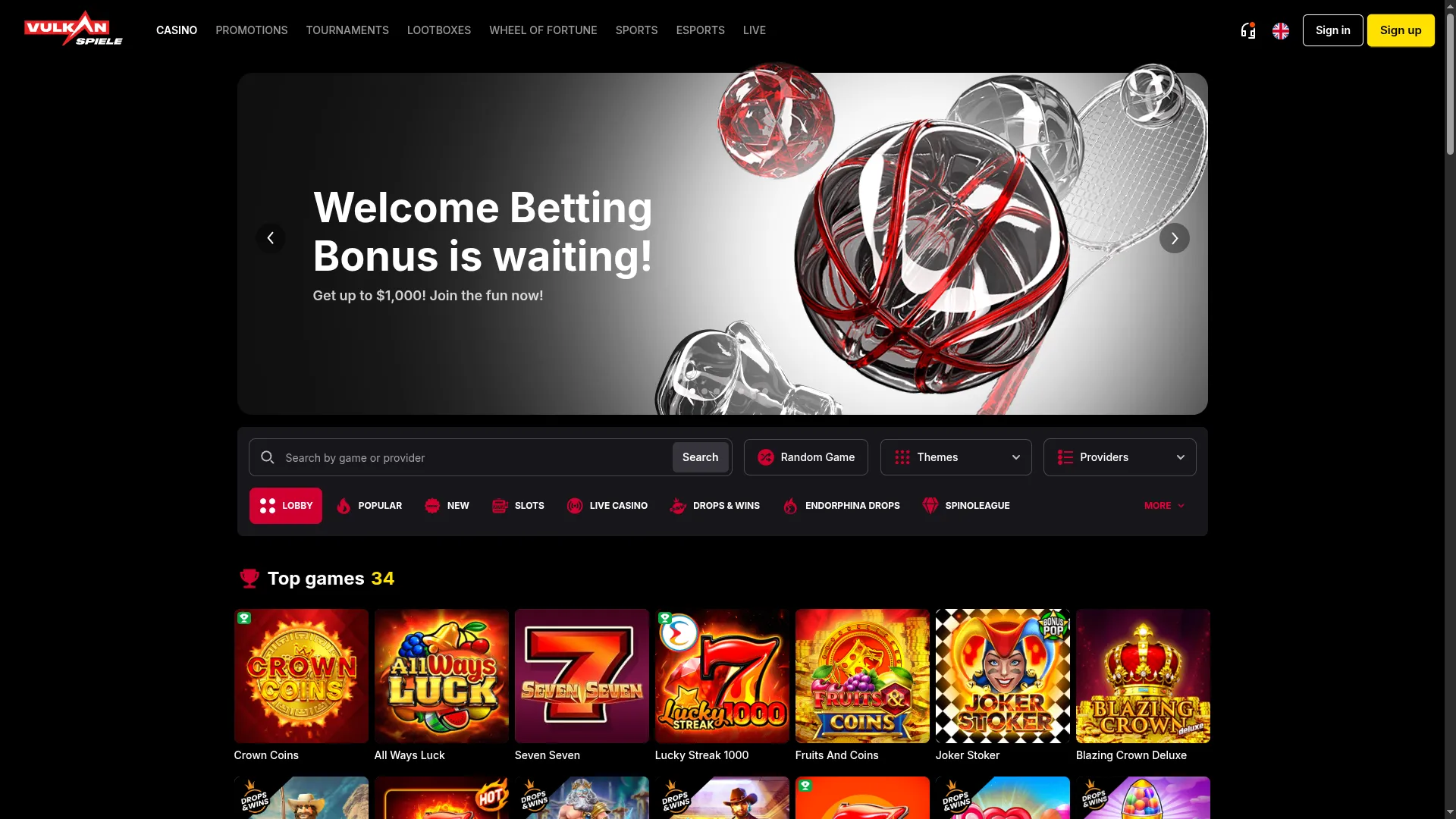 VulkanSpiele casino
