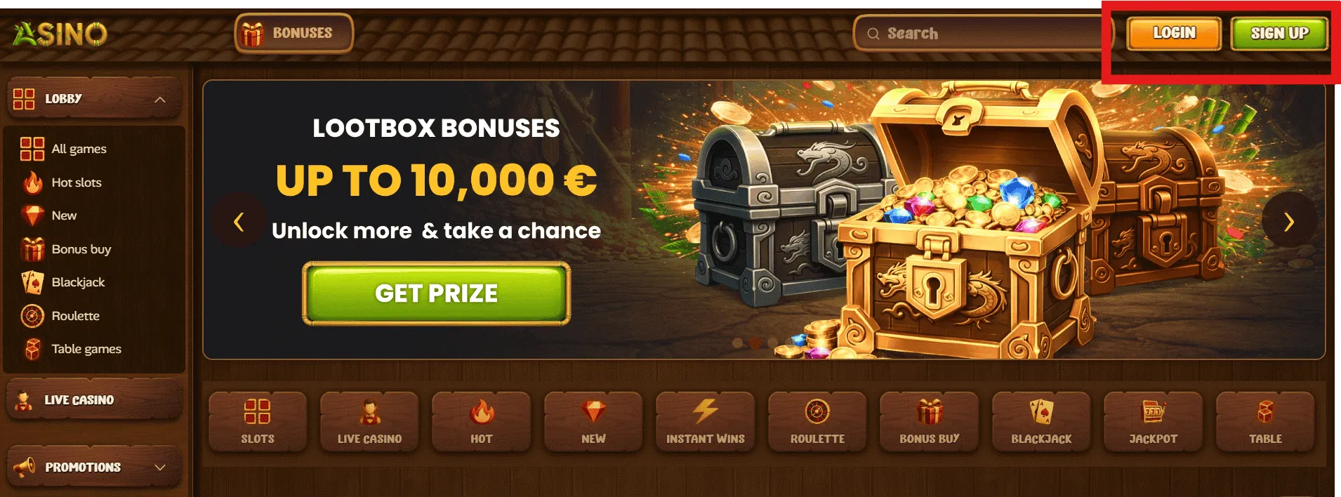 Obi&scaron;čite Asino Casino