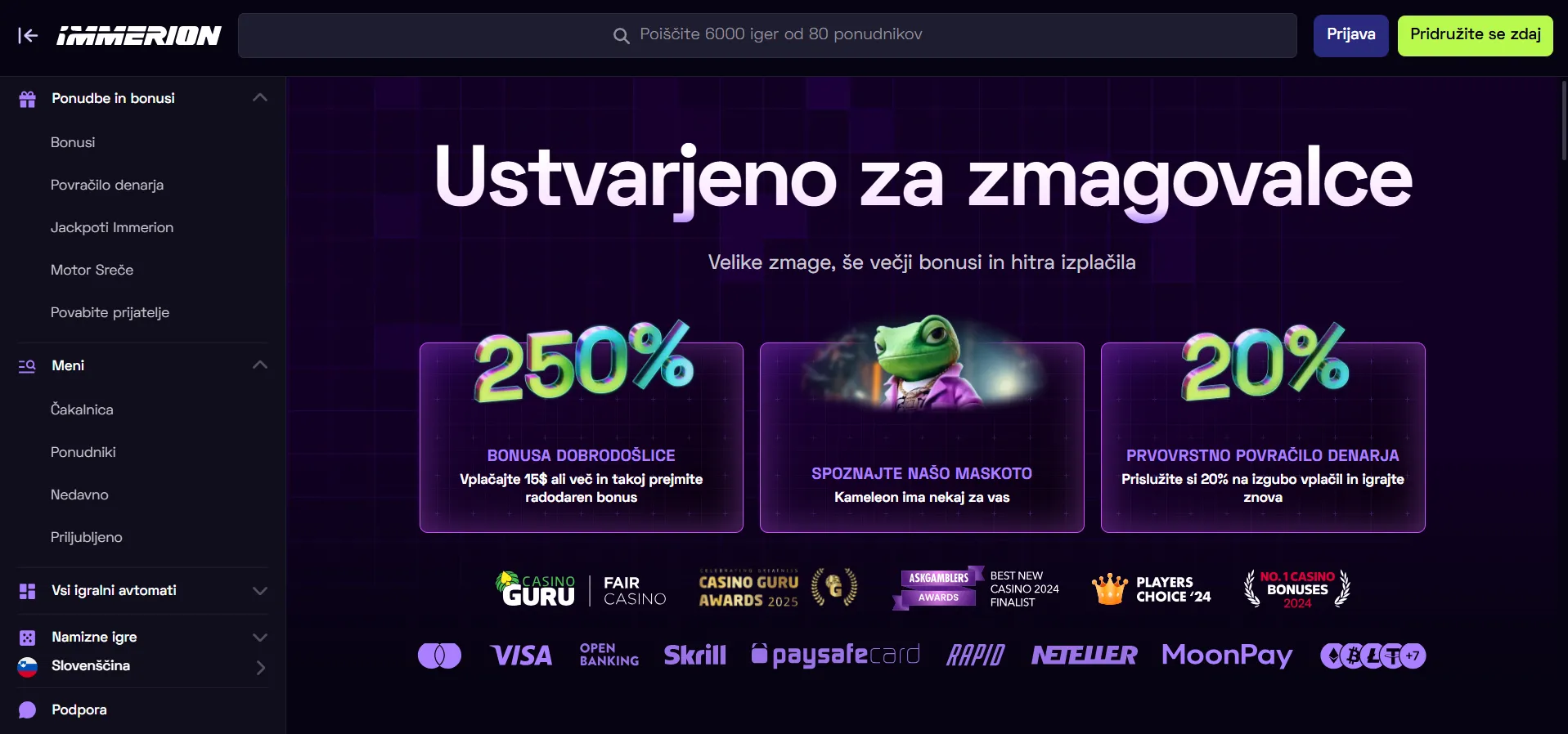 Bonusi in promocije