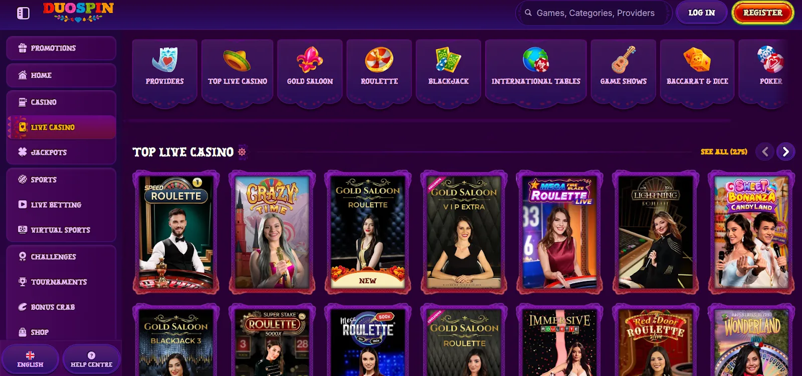 Duospin online casino
