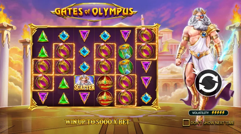 Gates of Olympus zagonski zaslon