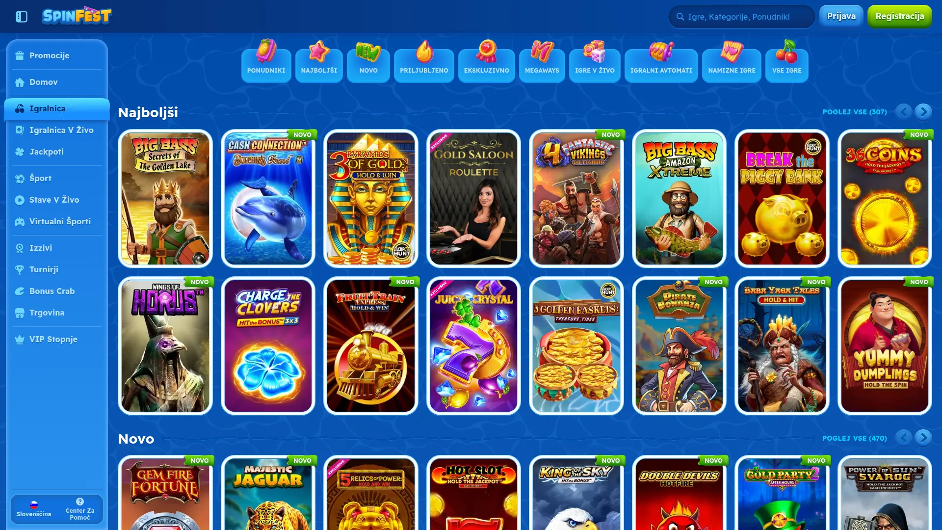 Ponudba iger