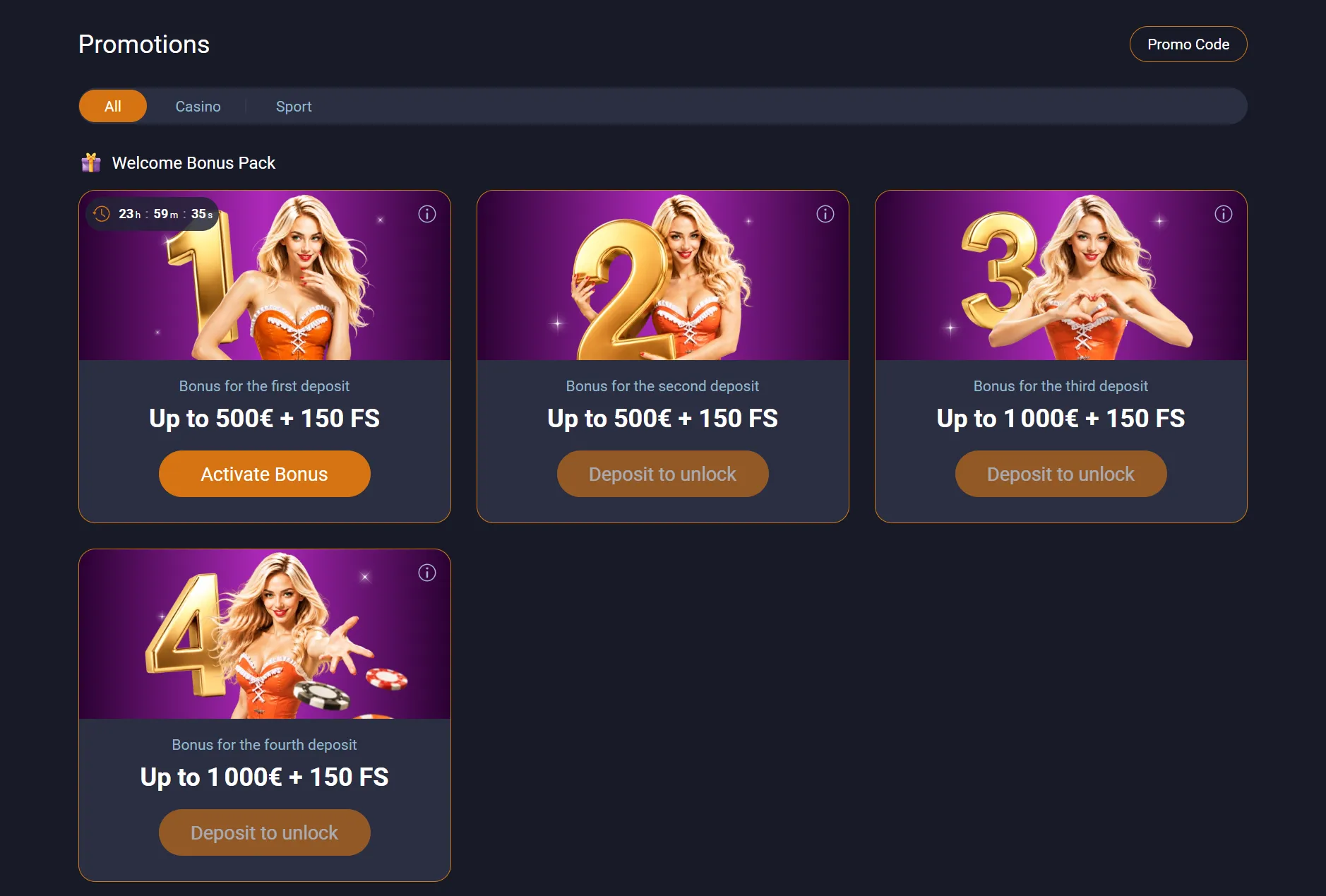 Paket dobrodo&scaron;lice Vox Casino