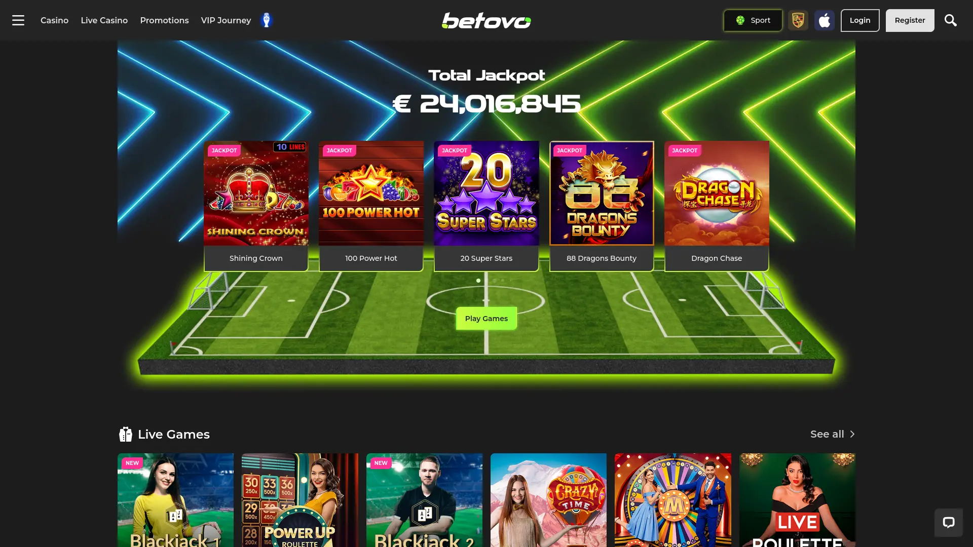 Betovo online casino