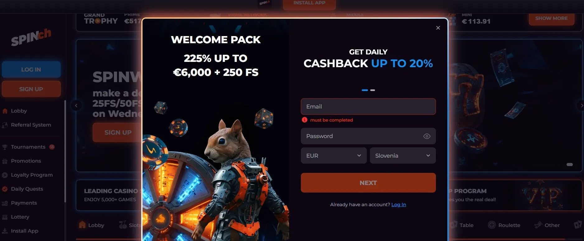 Spinch Casino