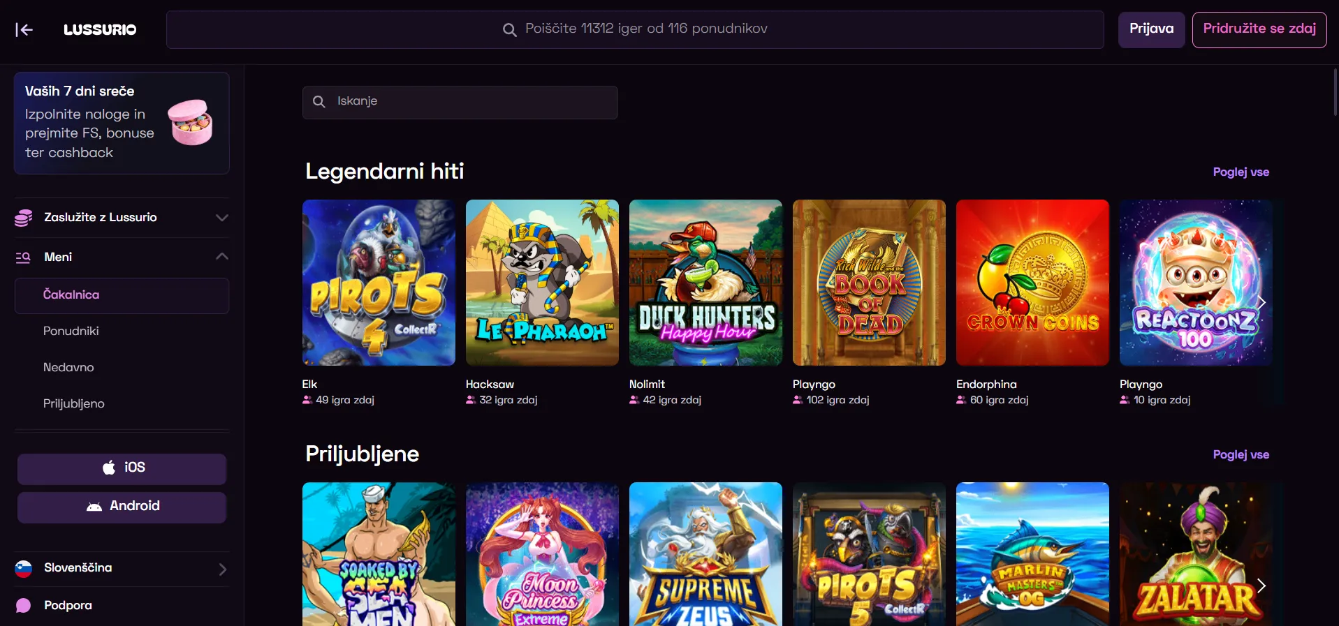 Izbor iger Izbor iger