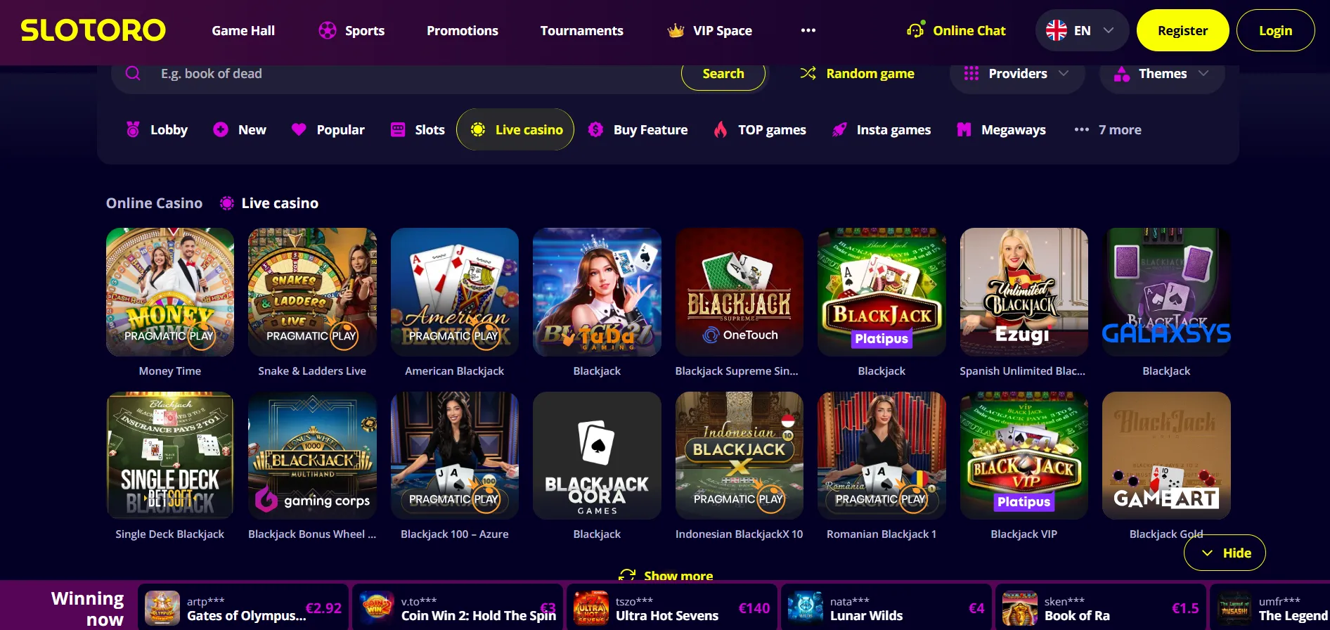 Slotoro Casino Slotoro Casino