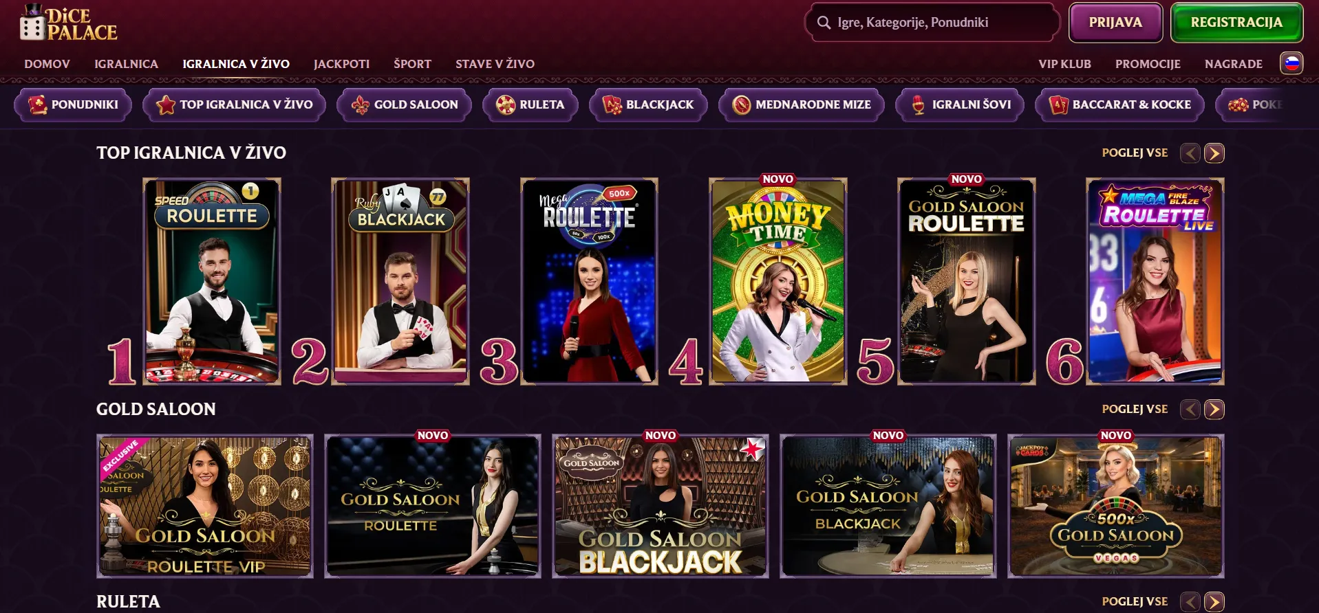DicePalace casino