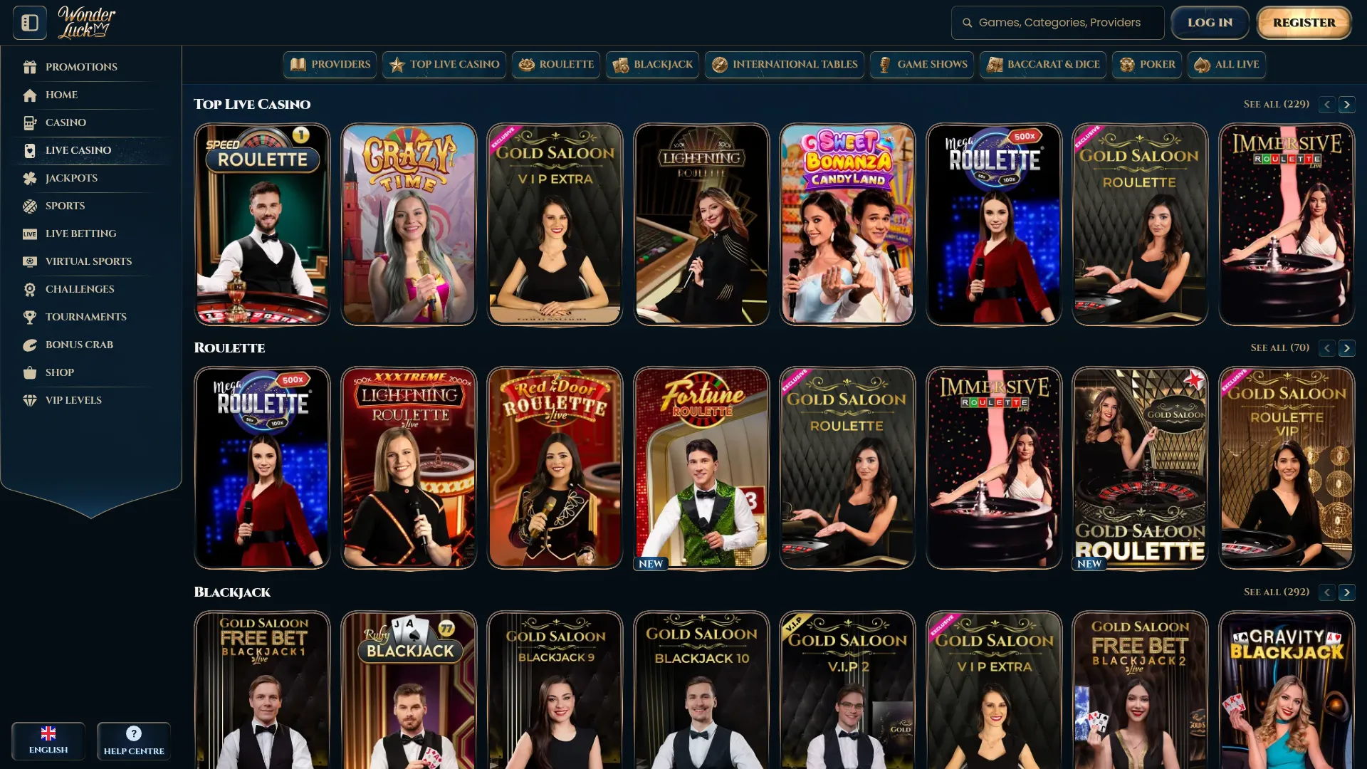 Wonder Luck casino