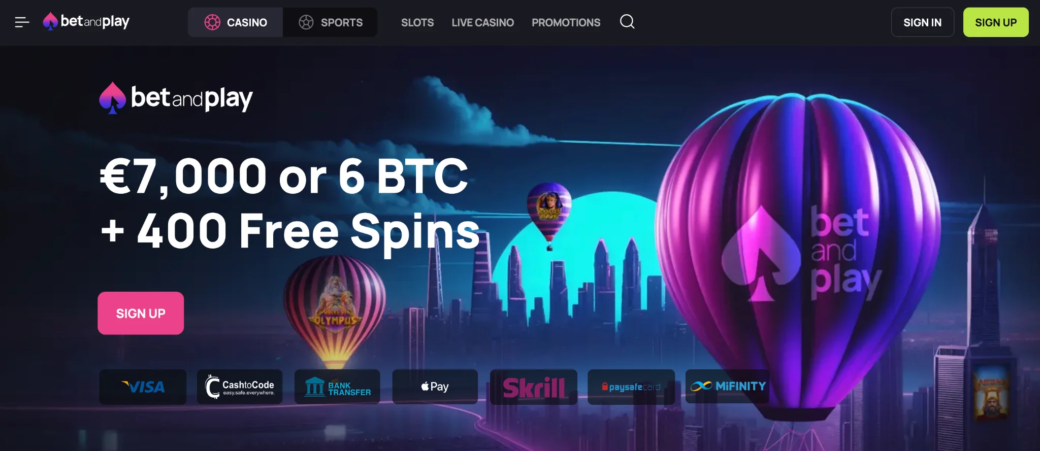 Betandplay casino