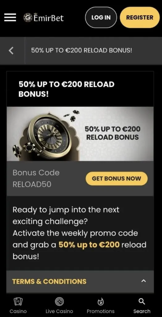 Emirbet Casino and App Emirbet Casino and App