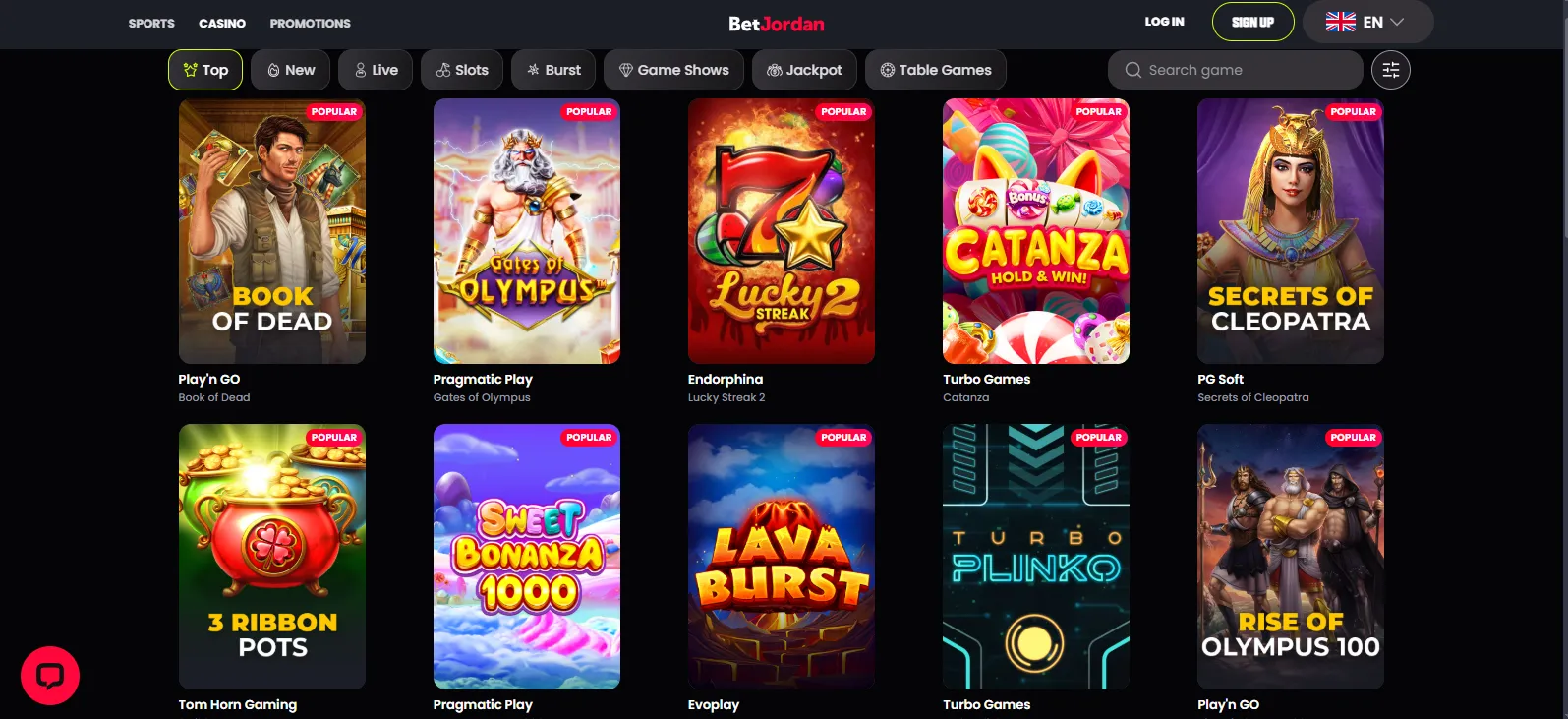 Selection of Games&nbsp;