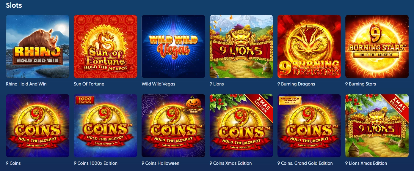 Lucky Dreams Casino Game Selection