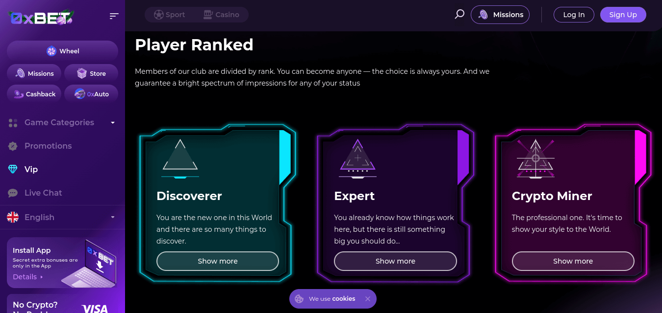 0xbet Casino Review