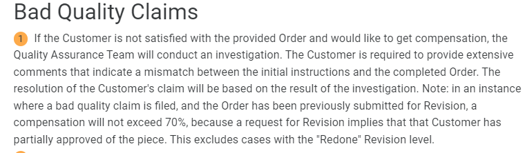 Refund terms on Prothesiswriter.com are incredibly vague.