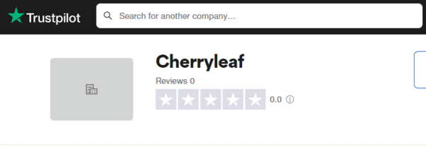 Cherryleaf.com doesn't have reviews on TrustPilot.