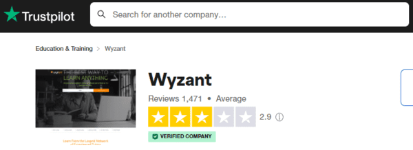 Wyzant.com reviews on TrustPilot.