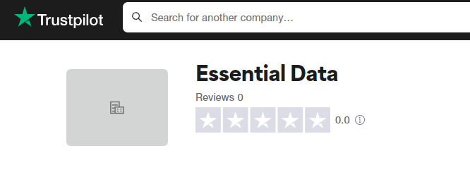 Essentialdata.com doesn't have reviews on TrustPilot.