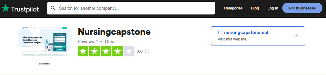 Nursingcapstone.net have positive reviews on TrustPilot.