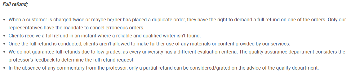 Hartle1998.com has a tricky refund policy.