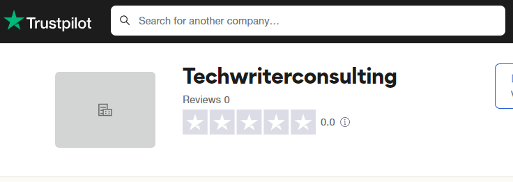 Techwriterconsulting.com doesn't have reviews on TrustPilot.