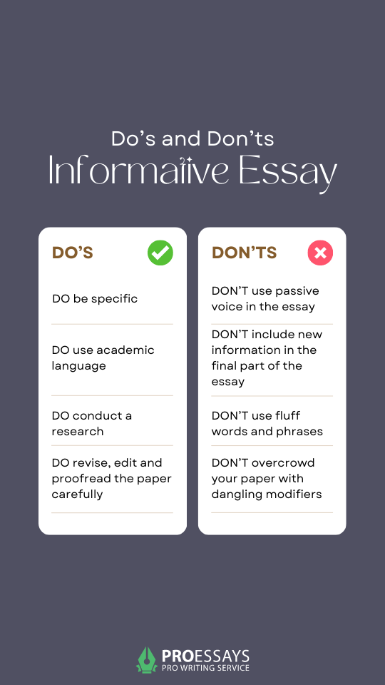 topics for informative essays high school