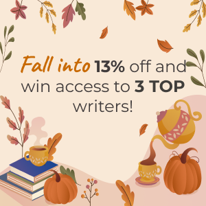 Maximize your fall with 13% OFF & a chance to win 3 TOP Writers! 🍁
