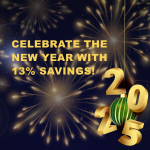 Best New Year Deal Ever - 13% OFF! 🎉