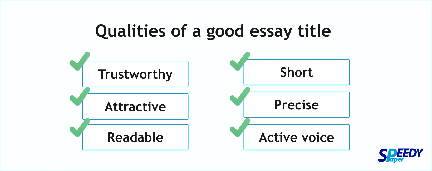 what makes a good essay title