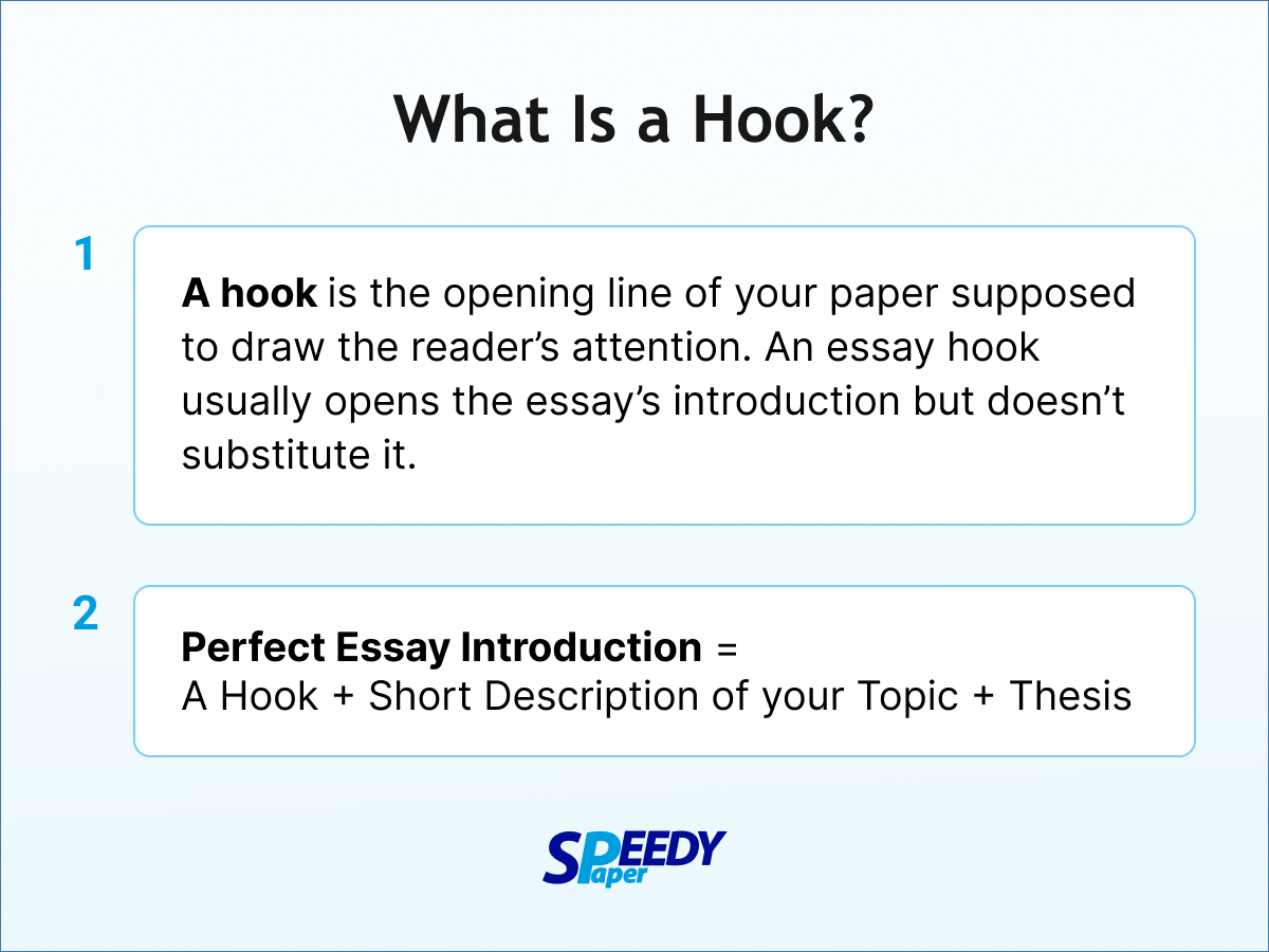 how to write a hook in a essay