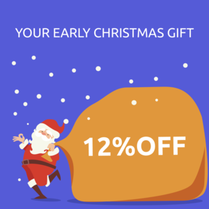 Enjoy your early Christmas gift - 12% off homework
